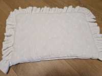 Poduszka muślinowa niemowlęca biała haft
