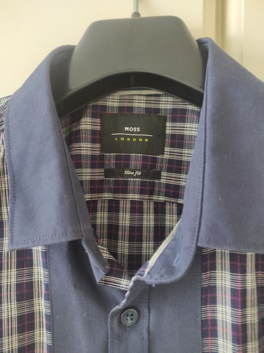 Moss London, koszula męska, długi rękaw, jak nowa, rozm. S