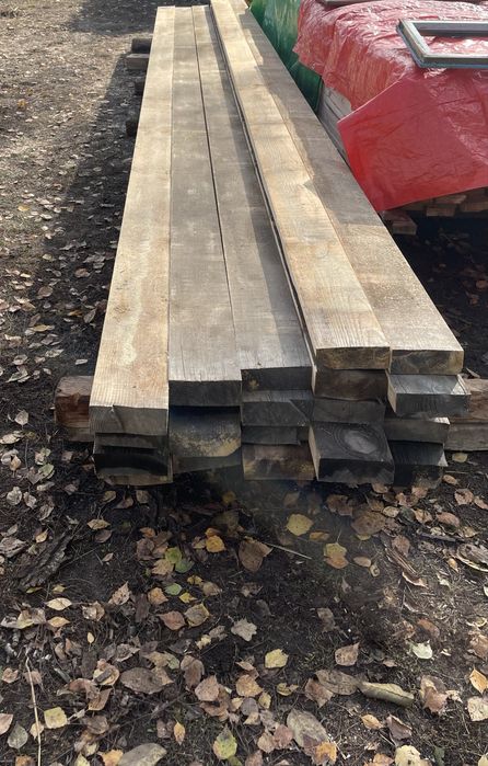 Сухий мауерлат, дошка,рейка,балки та брус, рівні не покручені