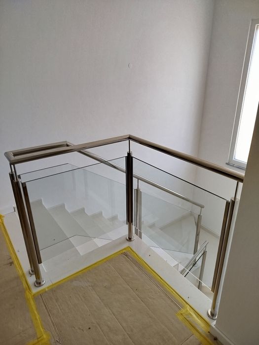 Corrimão e guarda-corpo em aço inox 304 Brilhante