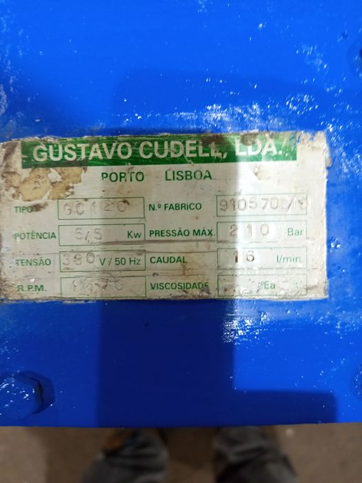 Central hidráulica motor de 5.5 klw