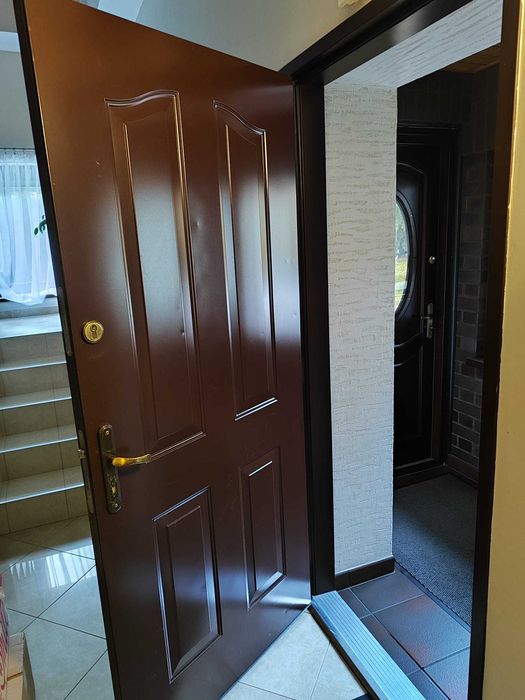 Drzwi zewnętrzne stalowe 90 lewe Gerda