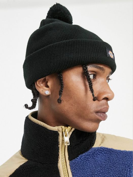 Шапка Dickies Gibsland Bobble Hat Оригінал Чорна Унісекс DK0A4YCNBLK1