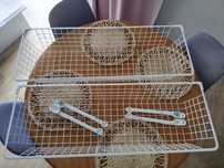 2 kosze IKEA Komplement z mocowaniami do szafy PAX 100x35 cm
