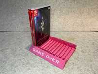 Stojak podstawka na 12 gier Nintendo Switch Game Over różowy