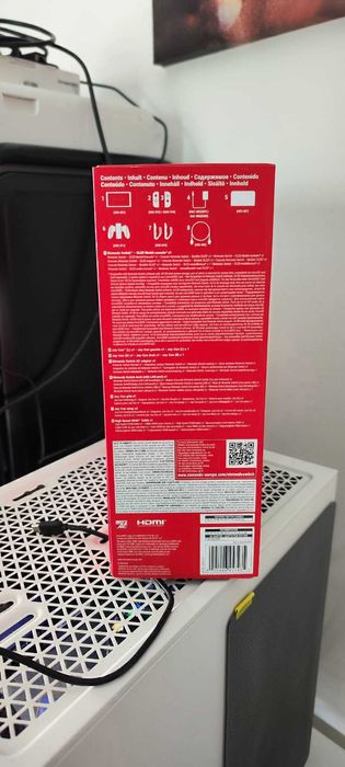 Nintendo Switch OLED 64GB-NOVA+Cartão Micro SD 128GB+Garantia 2 Anos