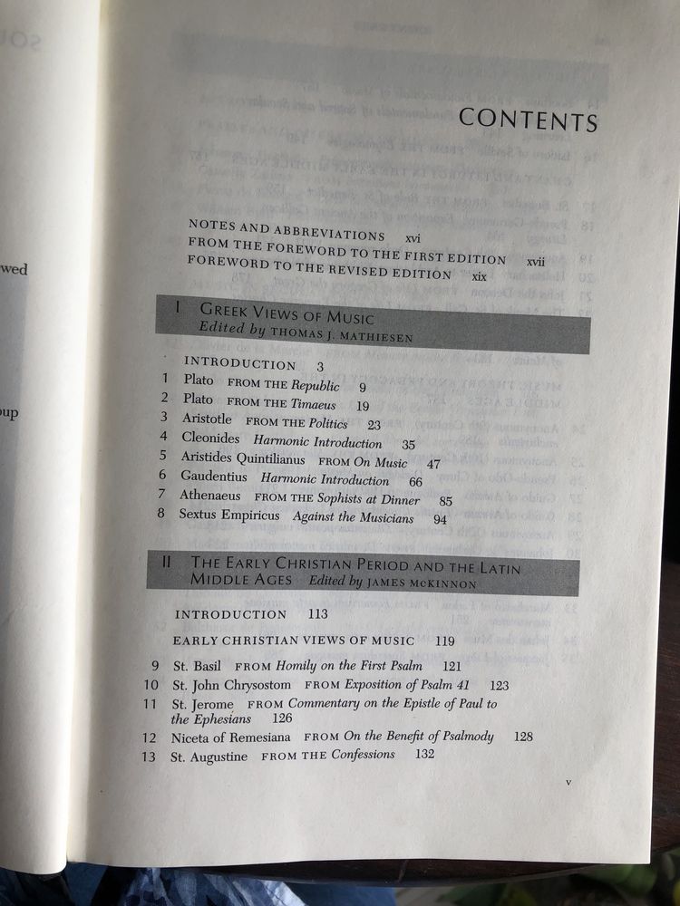 Strunk's Source Readings in the History of Music Leo Treitler editor