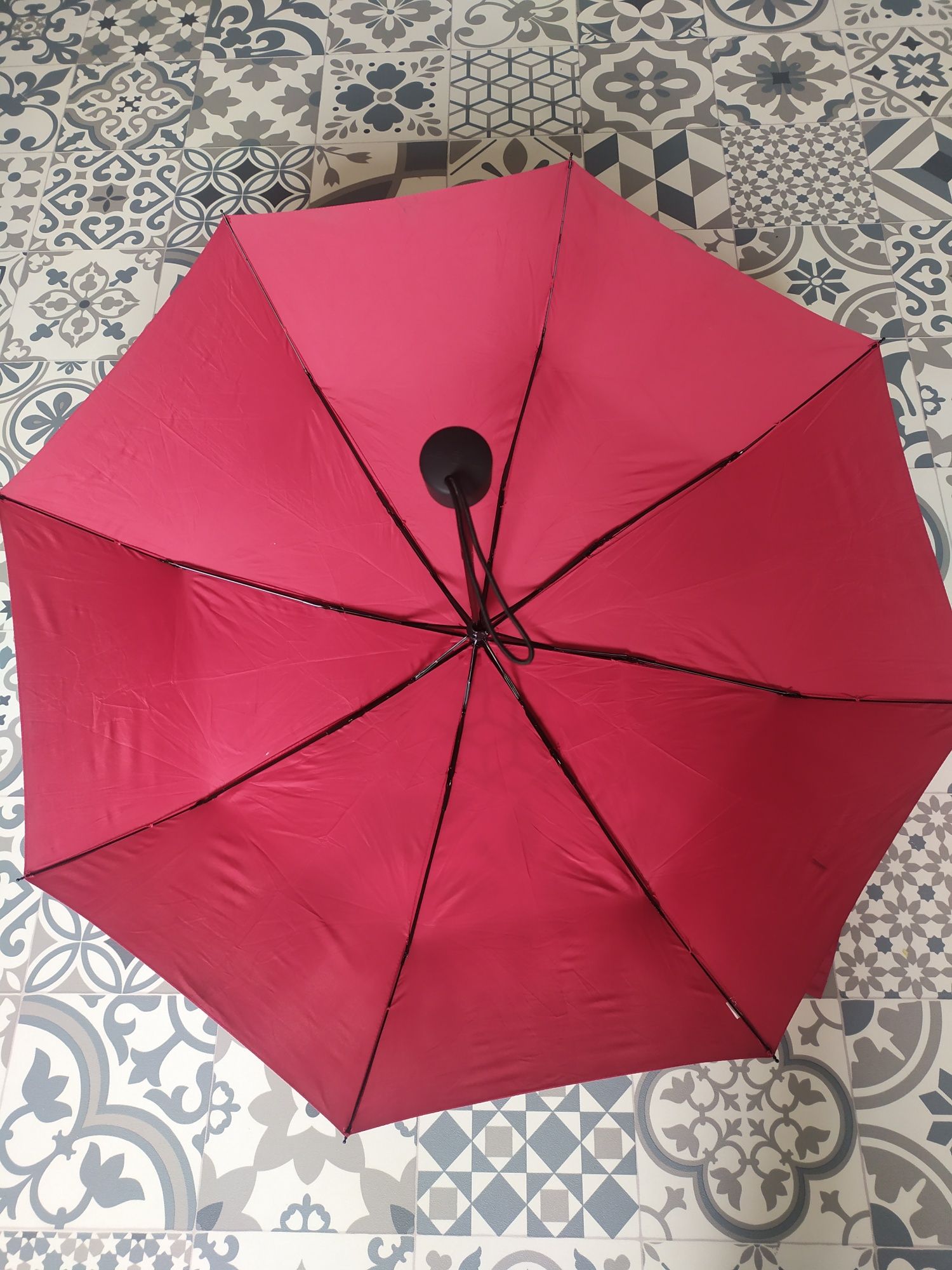Czerwona parasolka parasol składana mała