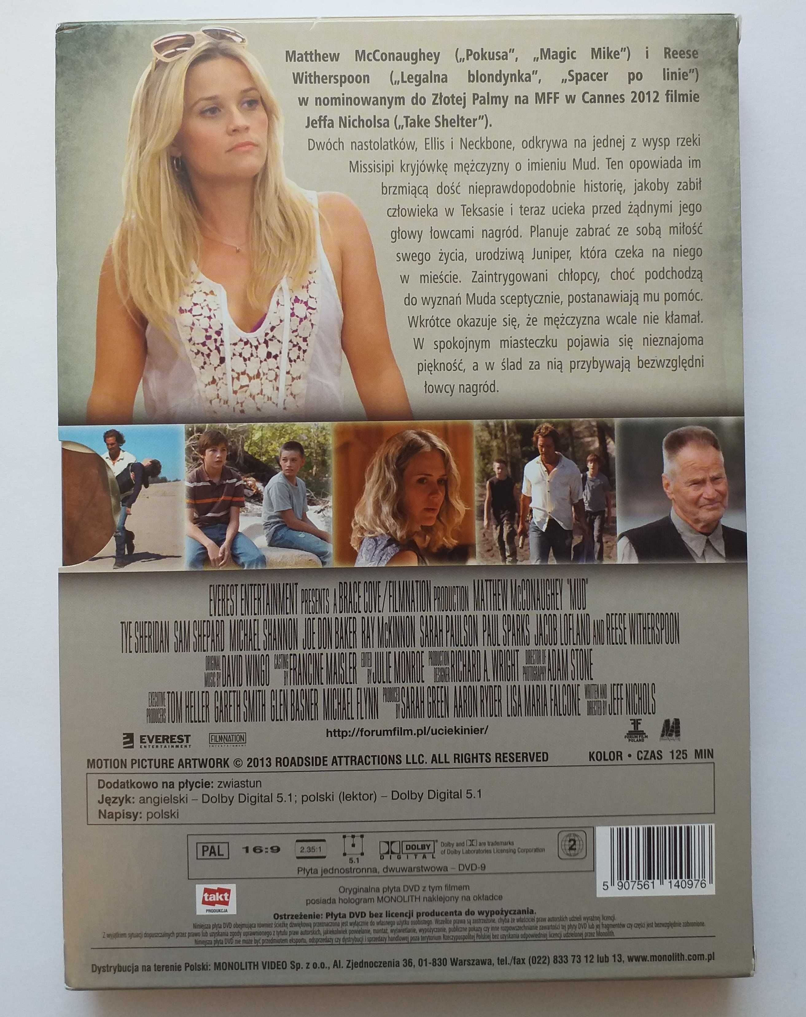 Uciekinier (DVD) Reese Witherspoon, Matthew McConaughey, T. Sheridan