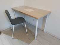 Biurko  IKEA LAGKAPTEN + nogi regulowane OLOV 60-90cm