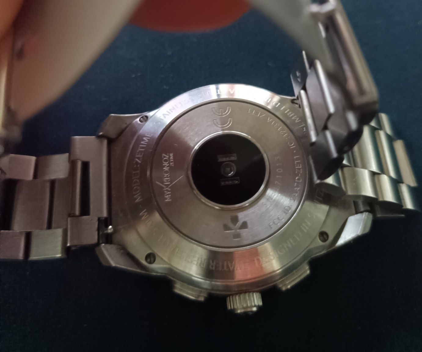 My Kronoz stalowy smartwatch wskazówki punk