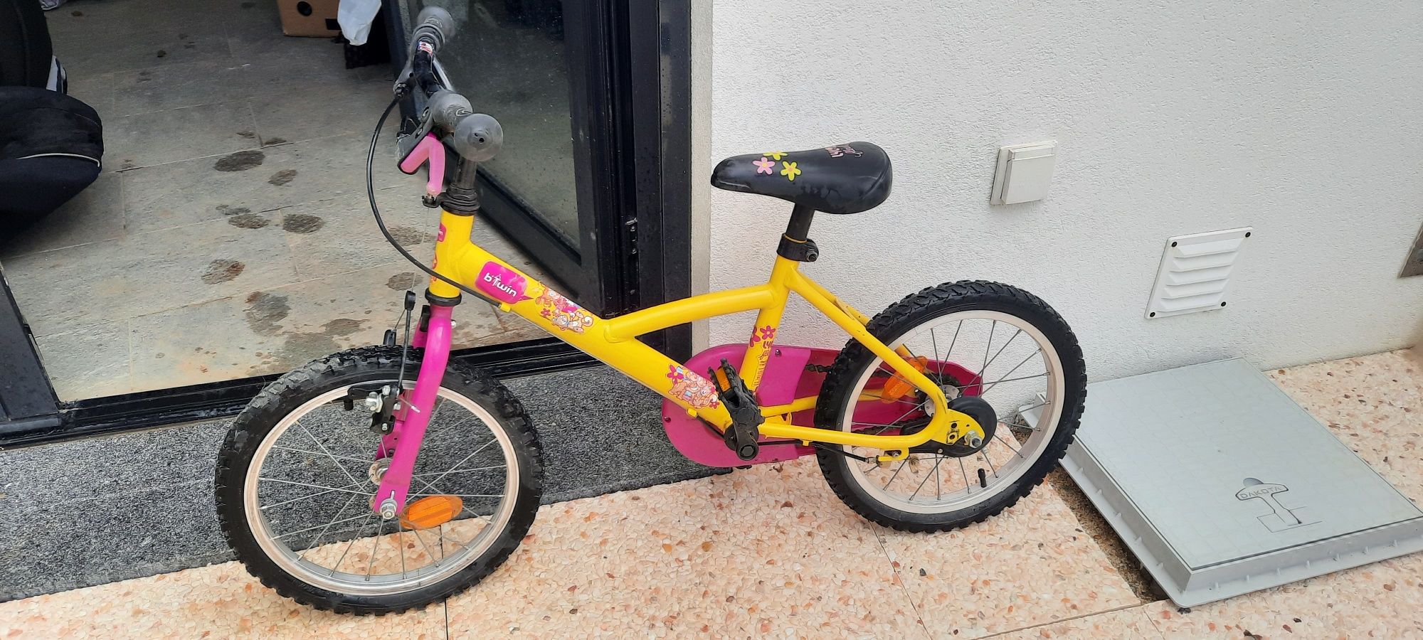 Bicicleta Menina/criança com rodas apoio