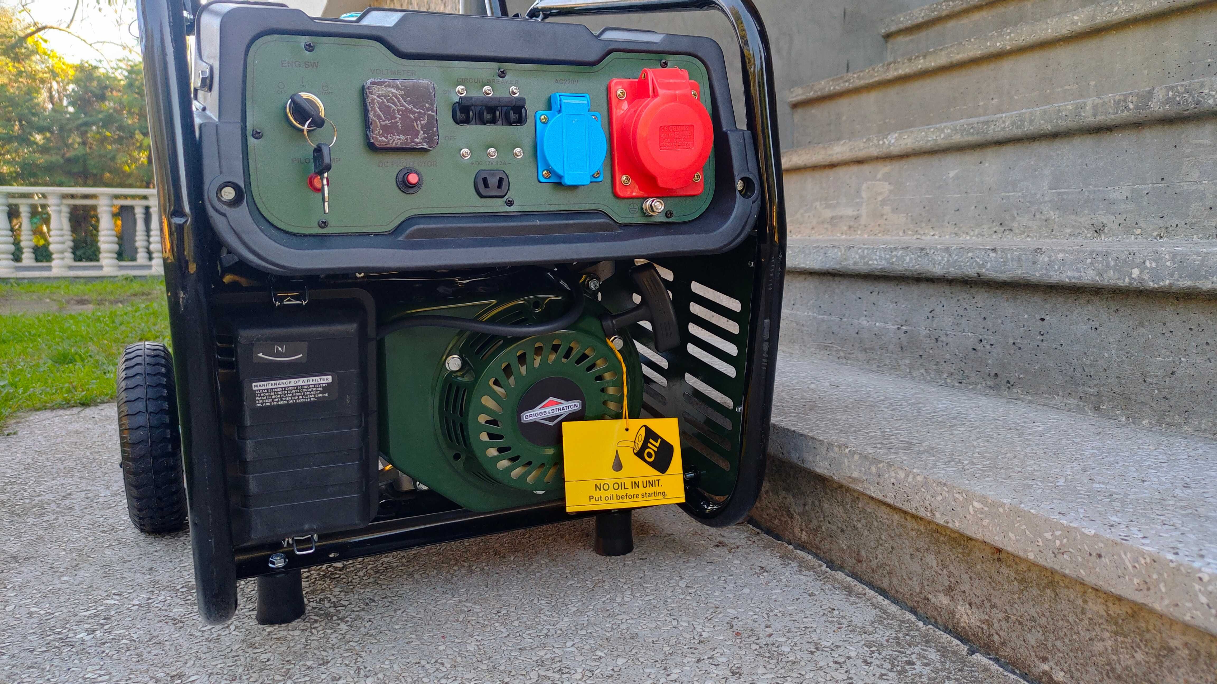 Agregat prądotwórczy GRASSEL -GE 66R Generator Briggs&Stratton 3fazowy