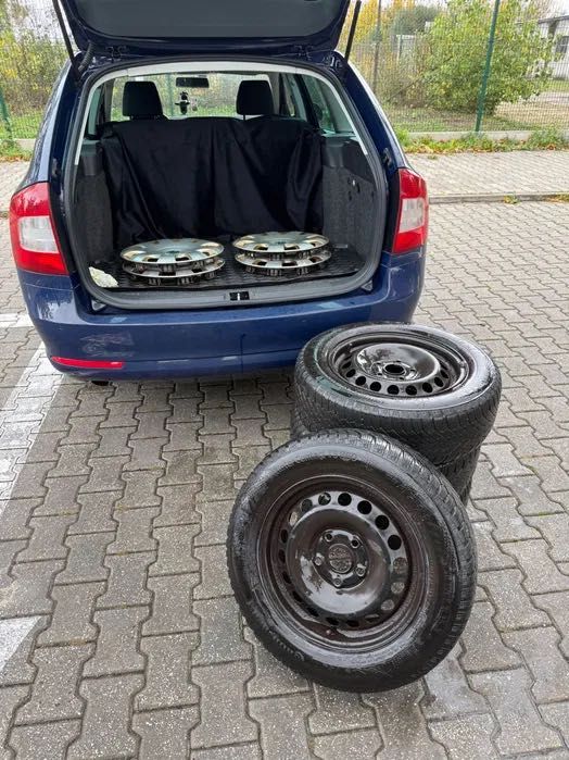 Felgi 5X100 (Volkswagen, Skoda, Seat) razem z guma zimowa
