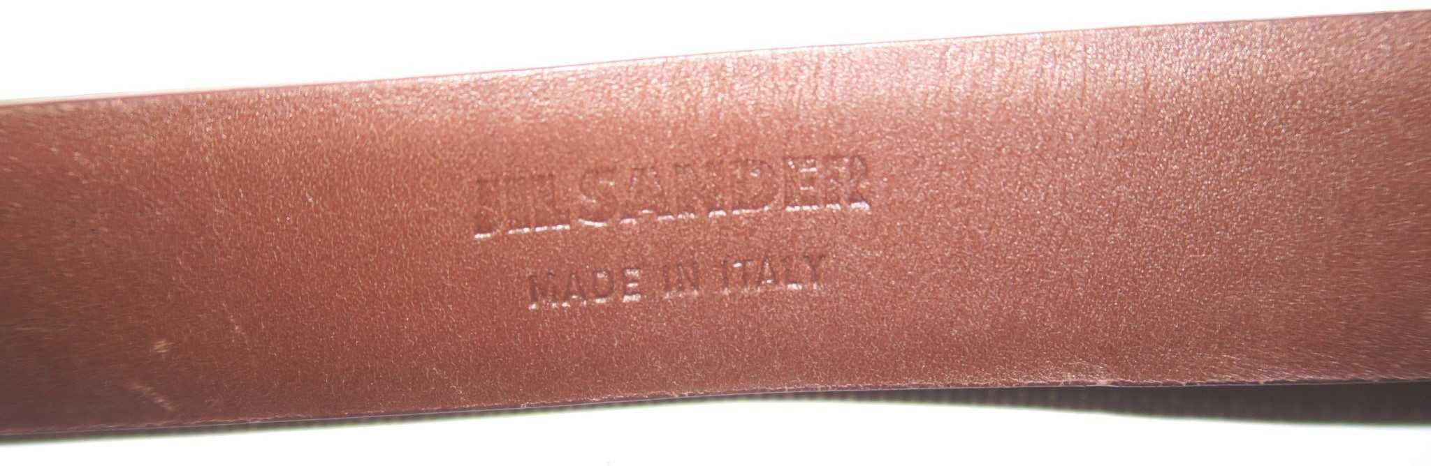 Pasek Jil Sander skórzany
