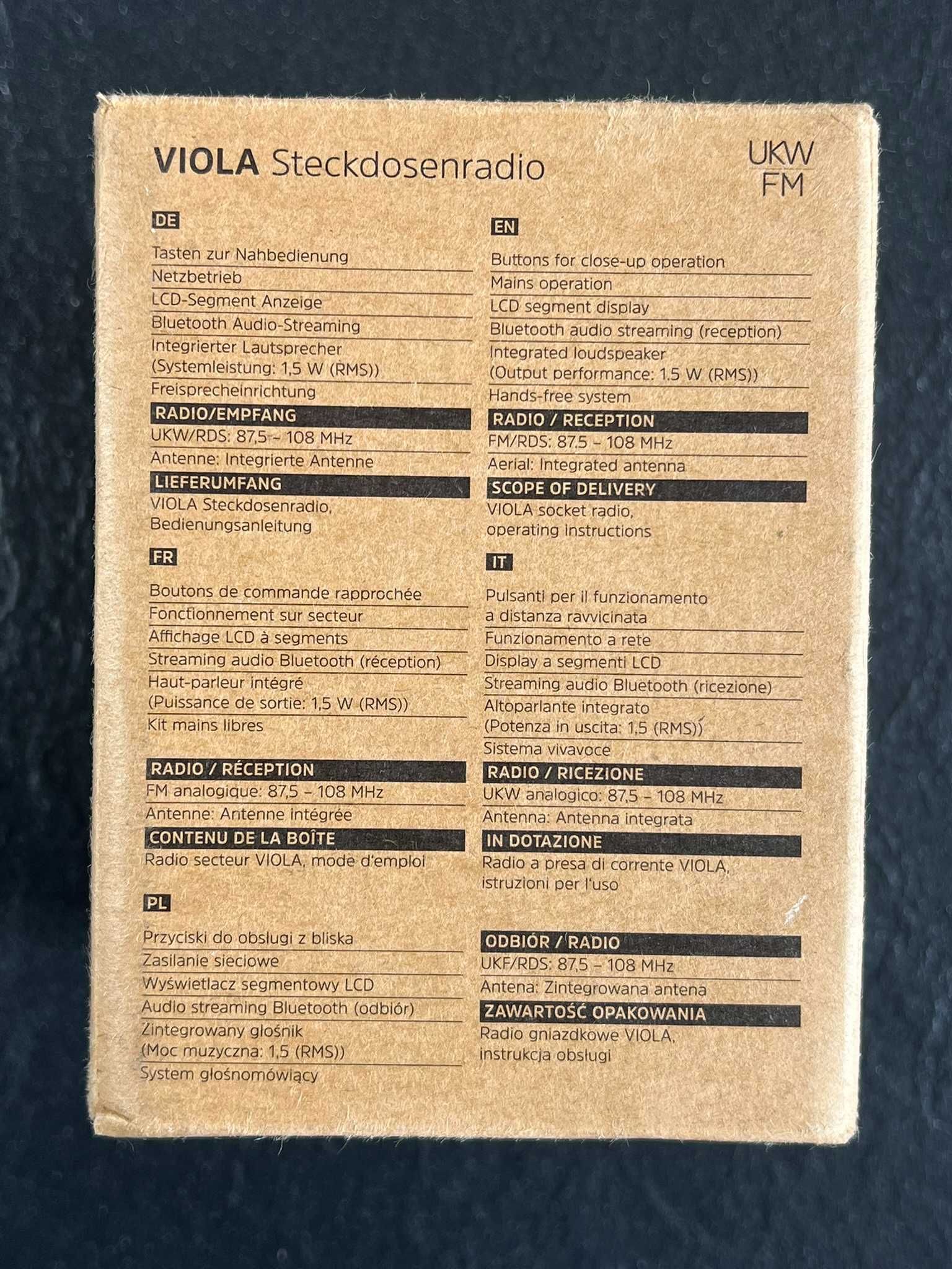 Radio sieciowe FM TechniSat VIOLA