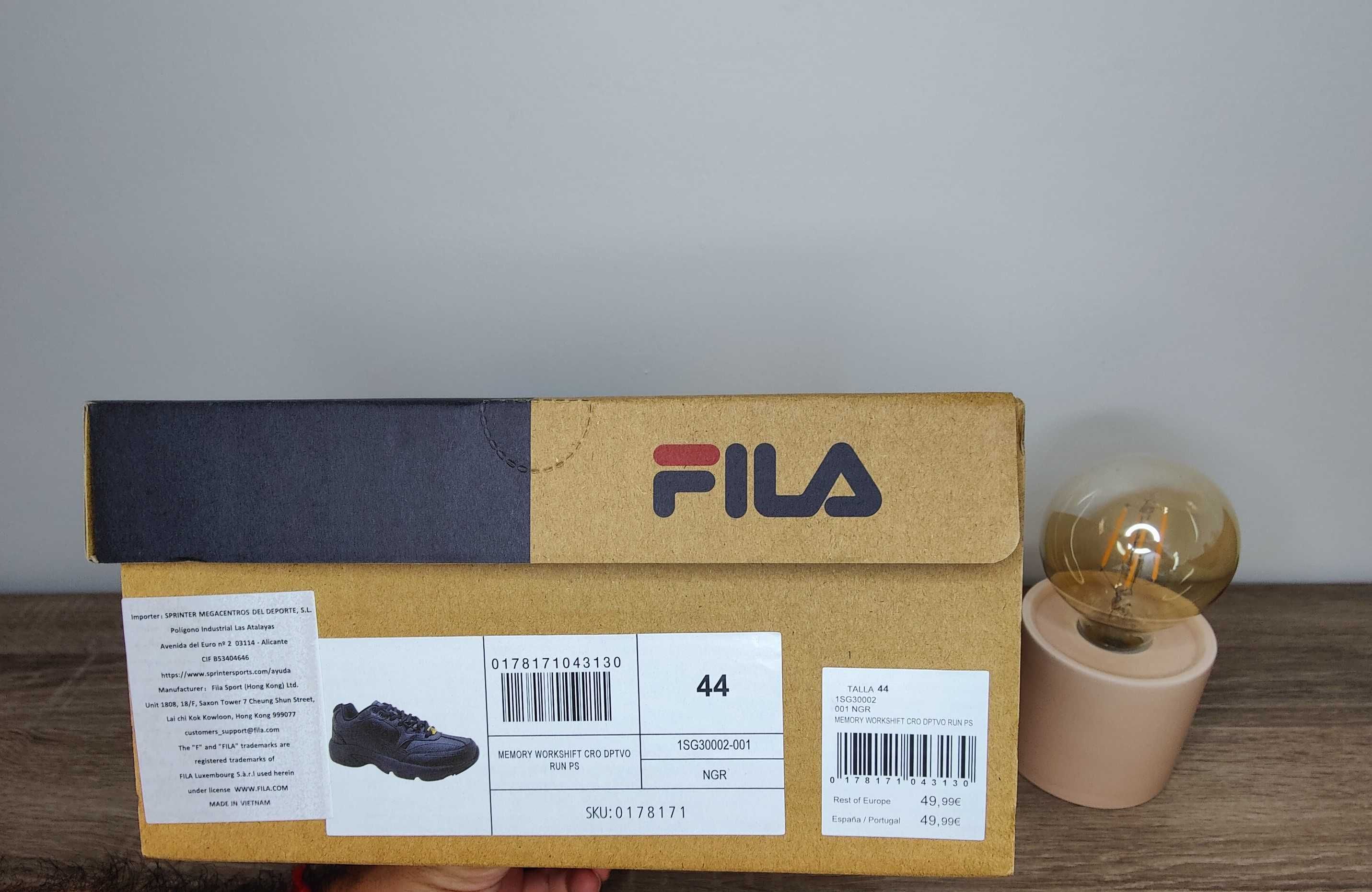 Sapatilhas Running Fila Workshift Preto (44)
