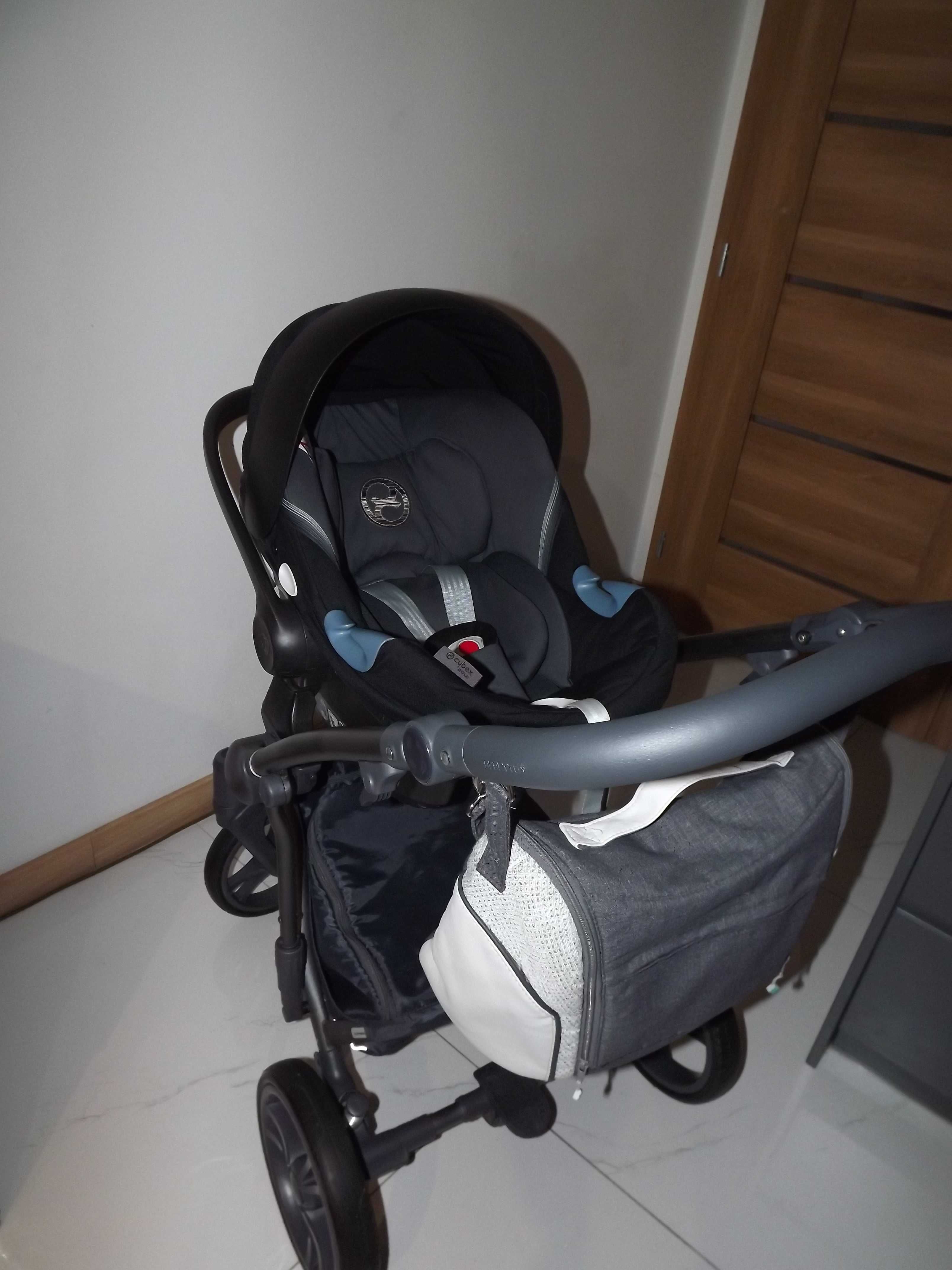 Bebetto bresso 3w1 Fotelik Cybex Aton /Maxi cosi Duze Kola