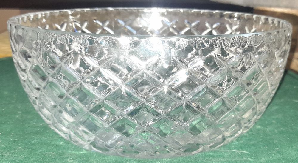 Kryształowa misa na owoce duża