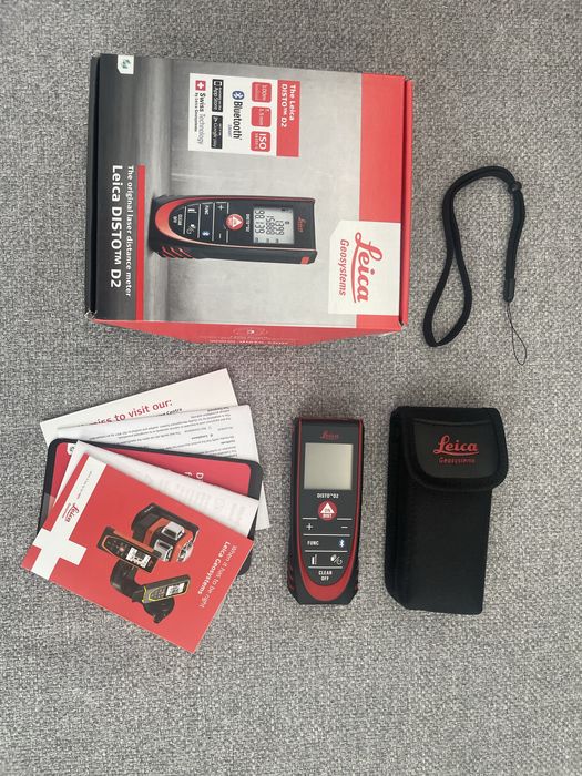 Leica DISTO D2 BT (wersja z Bluetooth) - NIEUŻYWANY, GWARANCJA