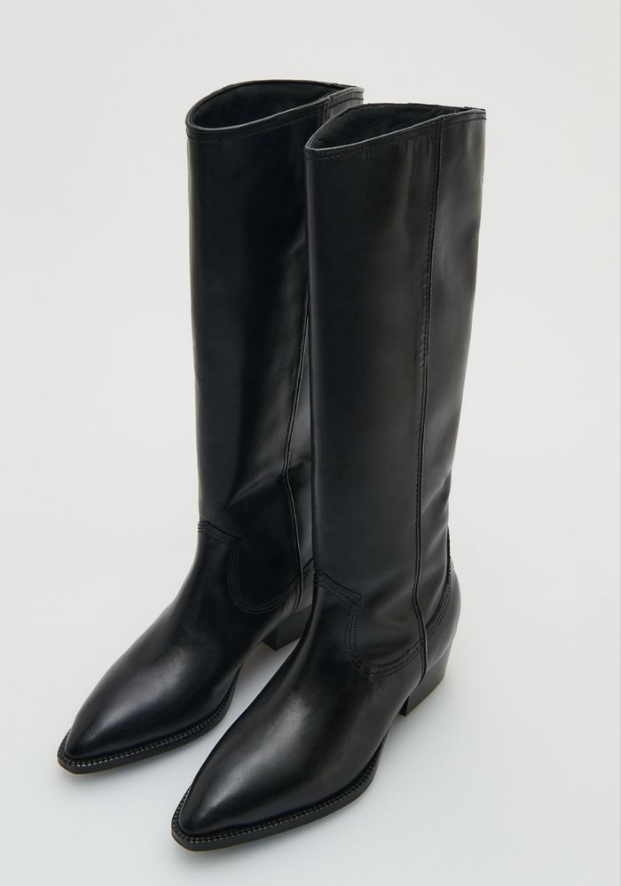 Skórzane kozaki leather Reserved 37 nowe skóra