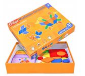 Drewniane PUZZLE Układanka Gra Logiczna MONTESSORI
