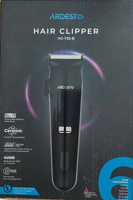 Продам новую
Машинку для стрижки волос ARDESTO HC-Y32B