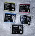 Комплект оригинальных картриджей Epson T1281-T1284