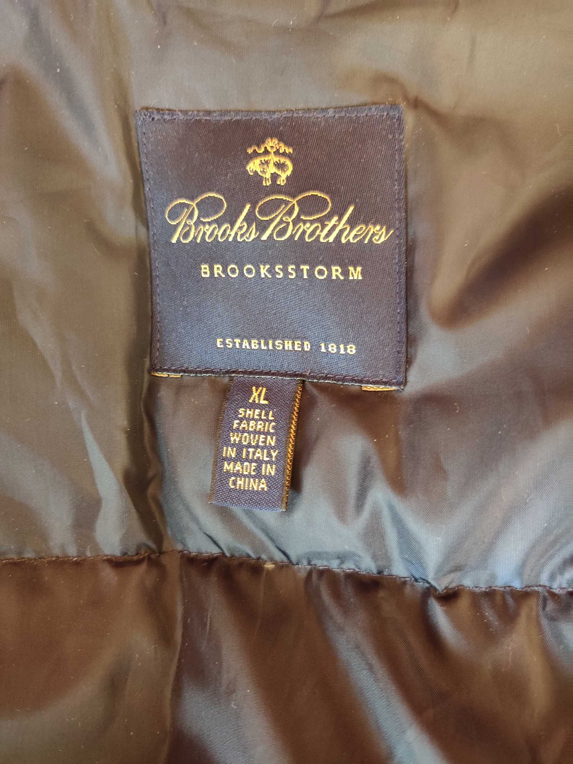 Пуховик Brooks Brothers из шерсти Loro Piana