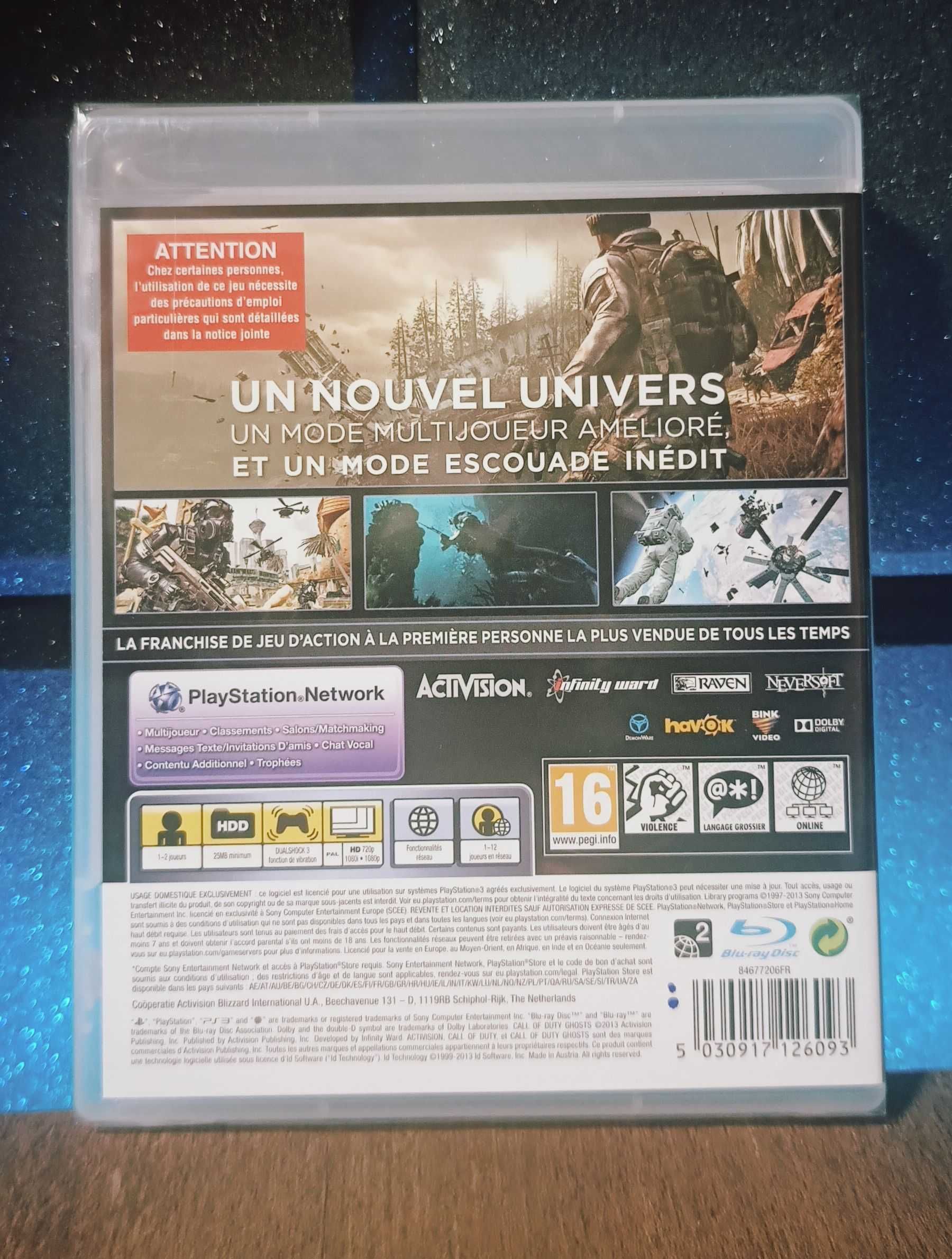 Call of Duty Ghosts PS3 - świetnie oceniana strzelanka, FPP, gra akcji