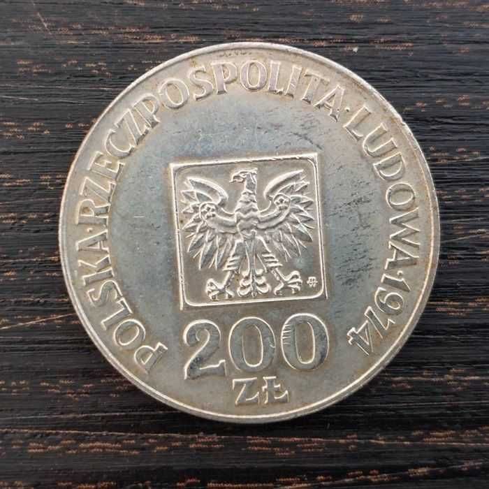 XXX lat PRL - 200 zł srebro 1974 r.