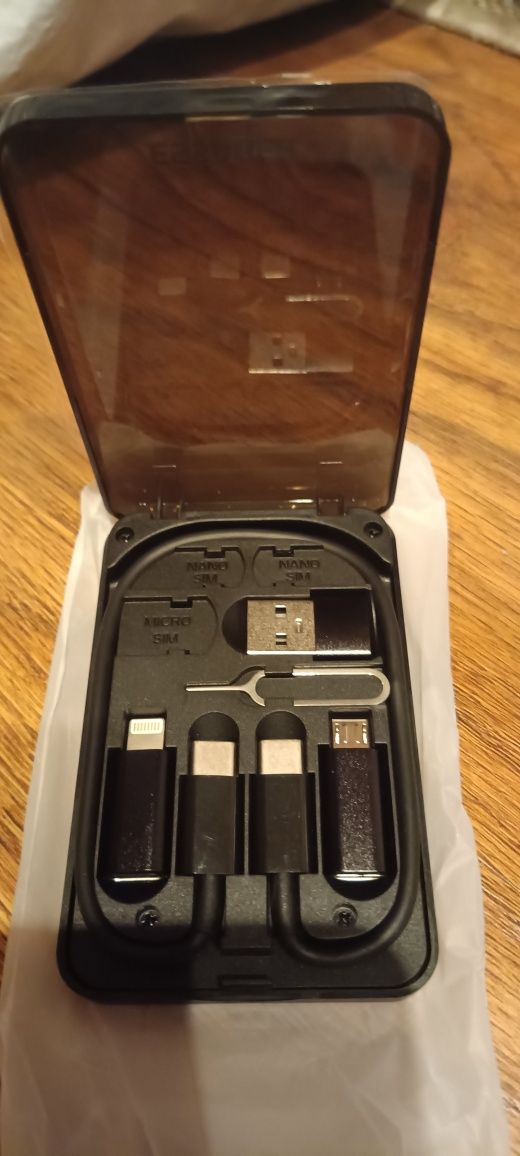 Зарядное устройство для Айфона или Андроид, кабель USB