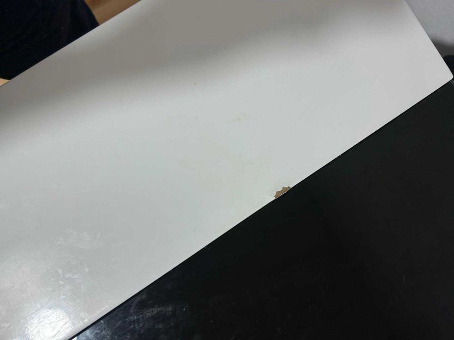 Mesa de madeira e vidro 180x80