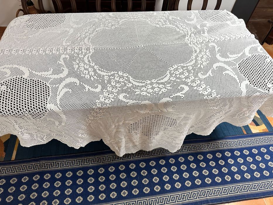 Toalha de mesa em renda