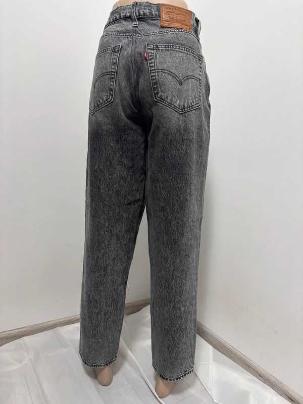 Męskie spodnie jeansowe Levi's 562 W32 L32 czarne denim vintage