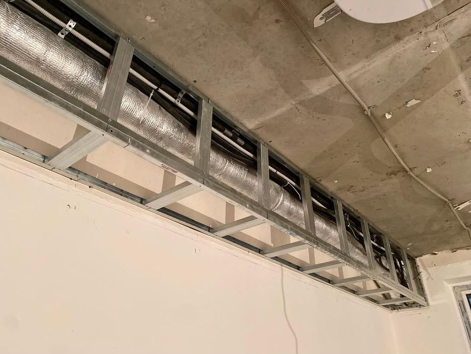 Монтаж гіпсокартону (ГКЛ) без посередників, гипсокартонные работы