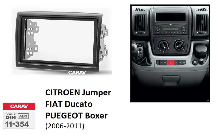 Rádio 2DIN FIAT Ducato • Peugeot Boxer • Citroen Jumper • Android GPS