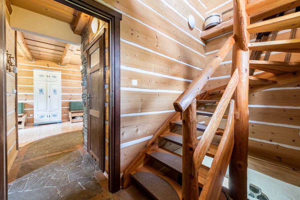 Drewniany Domek z Kominkiem w Laskowej 300 m od stoku