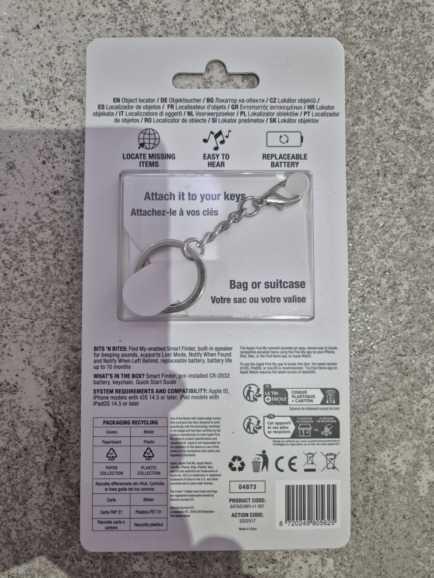 Lokalizator kluczy GPS Smart Bluetooth Finder Aplikacja Find My iPhone
