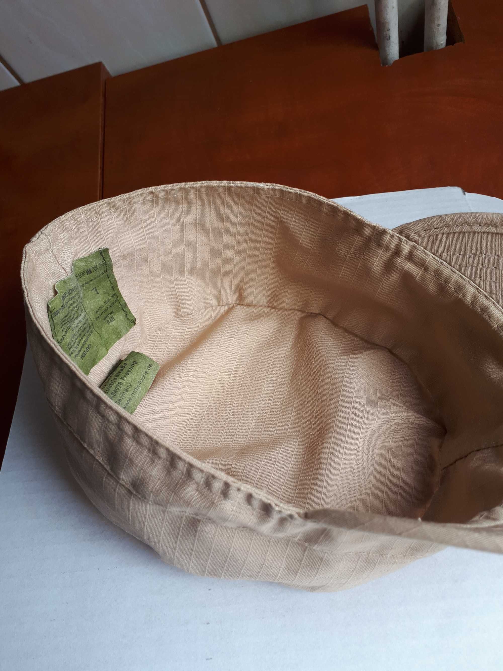 Czapka wojskowa militarna patrolówka BDU Field cap beżowa. r.L