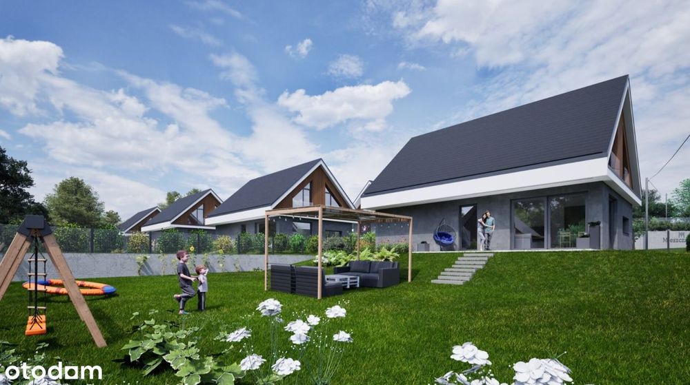 Dom wolnostojący Więcławice Stare prywatny ogród 743m2 gm. Michałowice