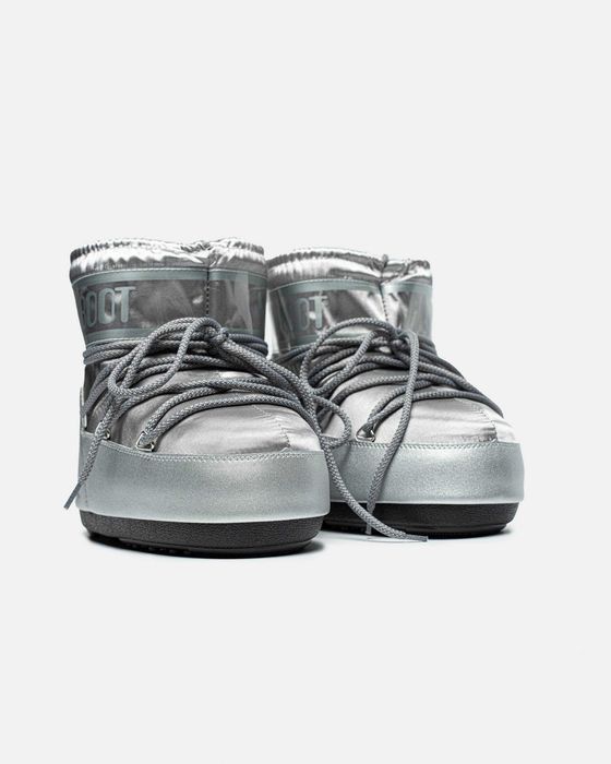 Черевики Moon Boot Tecnica Icon low glance silver premium зимові