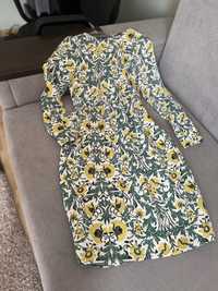 Zara плаття сукня міді хс