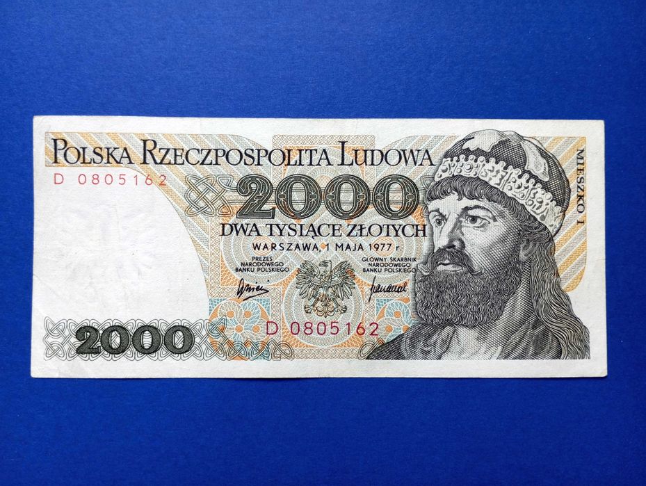 2000 zł 1977  - D -