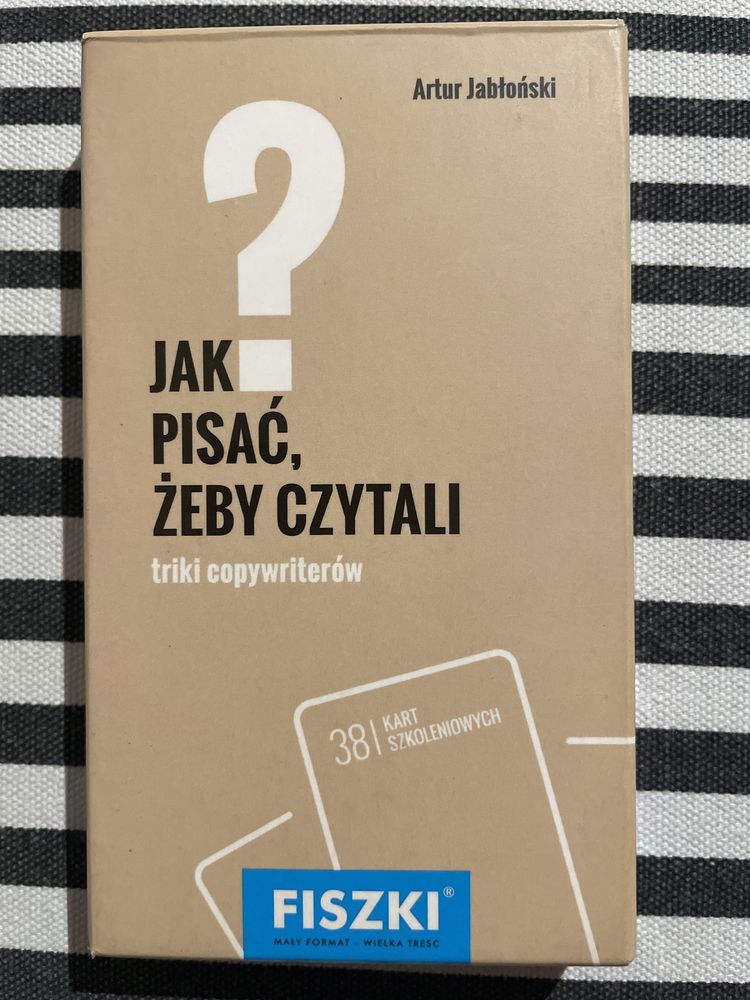 Jak pisać żeby czytali - triki copywriterów fiszki