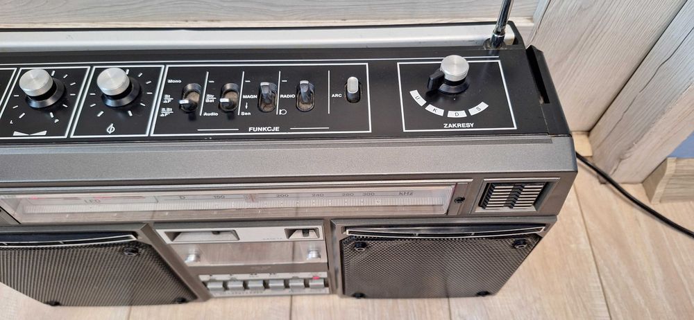 Radiomagnetofon Unitra RMS 404 ! IDEALNY STAN ! Przestrojone ! OKAZJA
