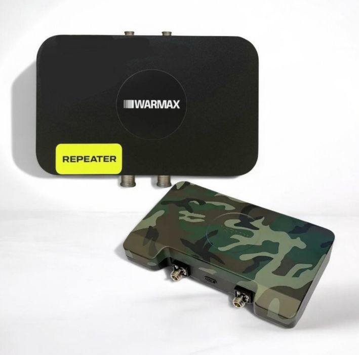 Антенна WARMAX Booster 2.4G/5.2G/5.8G + Репитер WARMAX для усиления.