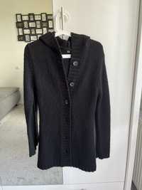 Długi czarny sweter H&M - rezerwacja