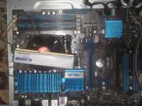 Материнка ASUS m5 A97 память ddr3 2gb AMD SEMPRON +блок
