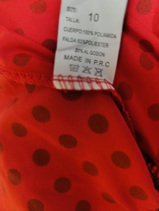 Дитяча сукня в  іспанському стилі фламенко, розмір 10